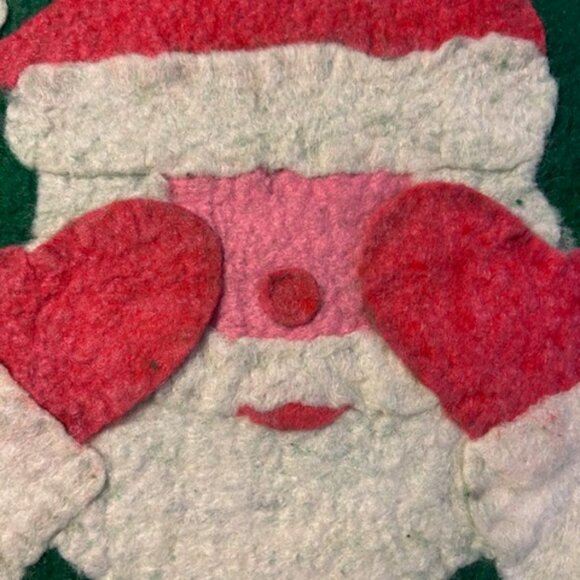 Vintage Christmas Santa Toilet Seat Cover - Picture 4 of 5